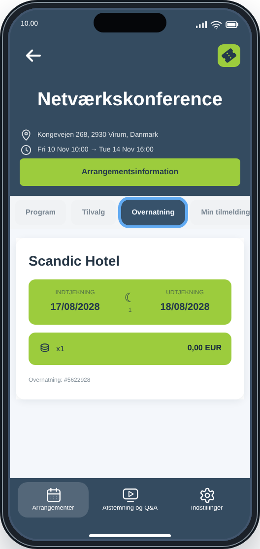 CM Events Overnatning-fane